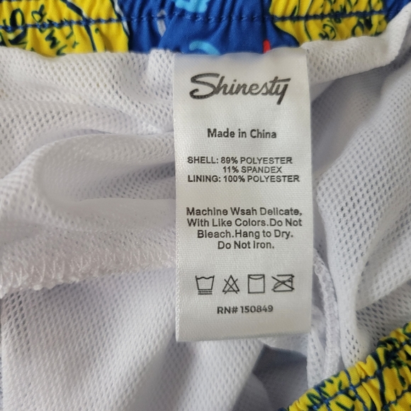 New with Tag Shinestry Samuel Adams Summer Ale Swim Shorts Size Medium - Picture 5 of 6